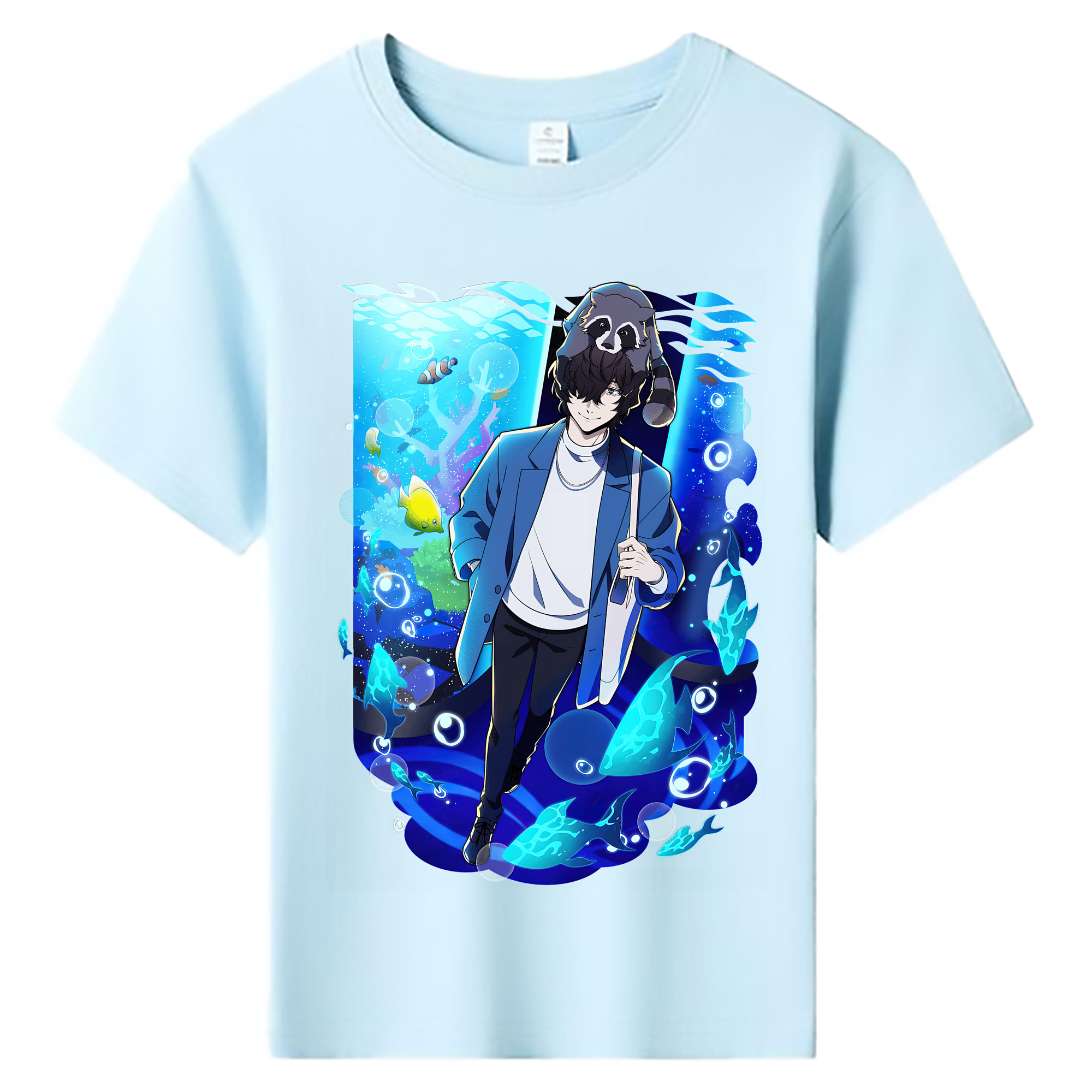 （画像用） 文豪ストレイドッグス Bungo Stray Dogs 綿100％キッズTシャツ（フロントプリント）
